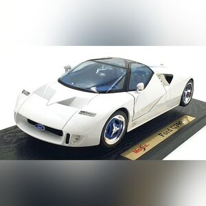 White Ford GT90 Model Car